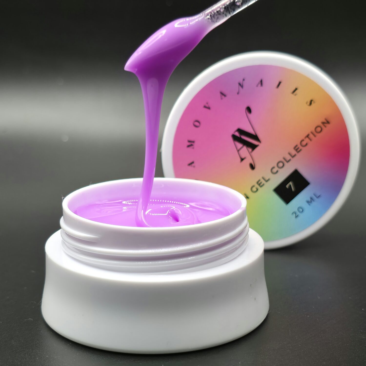 NEON GEL COLLECTION 20 мл №7 (сиреневый)