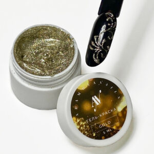 Гель-краска Gold без липкого слоя  5 мл
